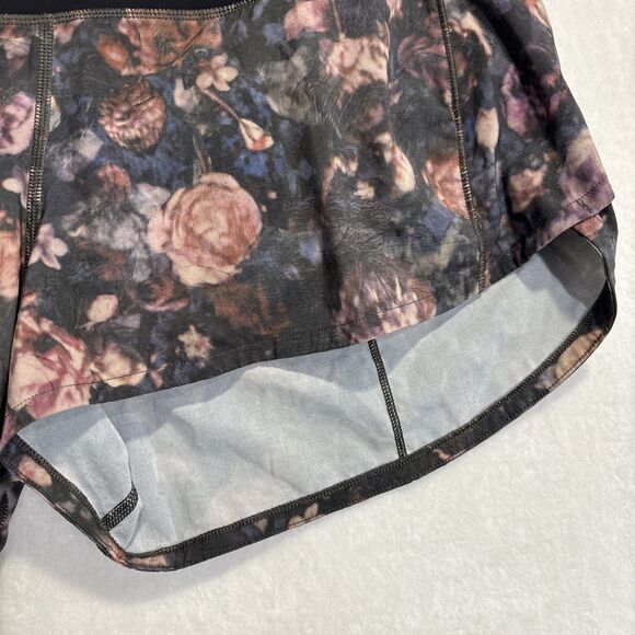 Lululemon Women’s Speed Up 2.5 Shorts Frosted Rose Black Run Gym Yoga Size 8 - Picture 5 of 15